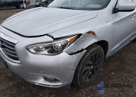 2013 Infiniti Jx35 z USA, uszkodzony, nr VIN 5N1AL0MM7DC324040